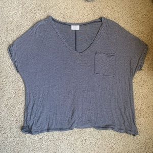 PST Black and White Striped Tshirt